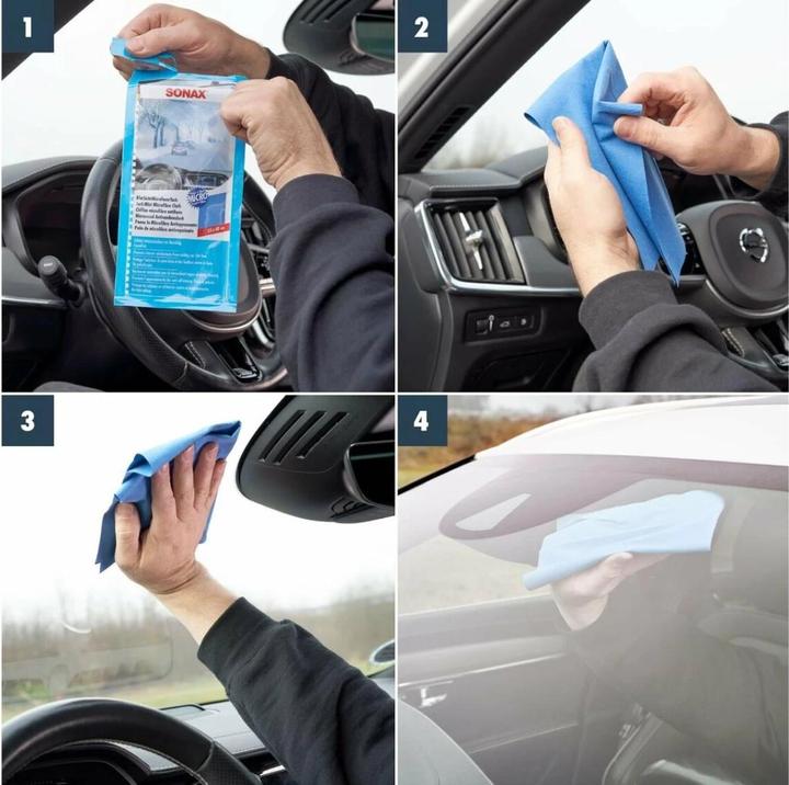 Actual product image Sonax Microfibre anti-fog cloth, 40 × 25 cm