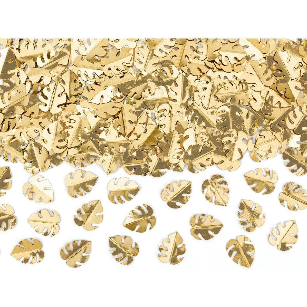Partydeco Konfetti Goldene Blätter