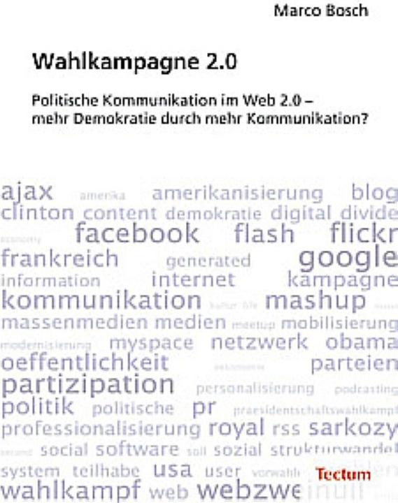 Produktbild Wahlkampagne 2.0 (Deutsch, Marco Bosch, 2008)