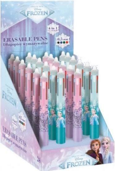 Dreams and Fantasy D&F Gelschreiber Radierbar 4in1 Col Frozen (Blau, Rot, Schwarz, Grün, 1 x)