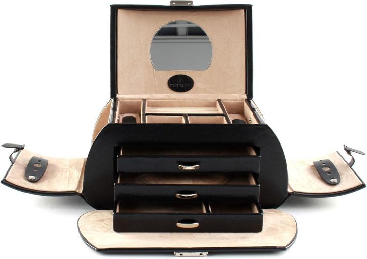 Produktbild Windrose Schmuckkästchen Merino 12 - Schwarz