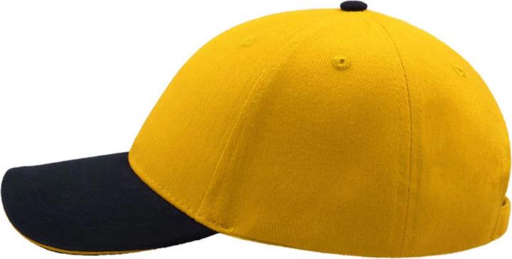 Produktbild Atlantis Liberty Baseballkappe mit 6 Paneelen aus gebürsteter Baumwolle (2 StückPackung)