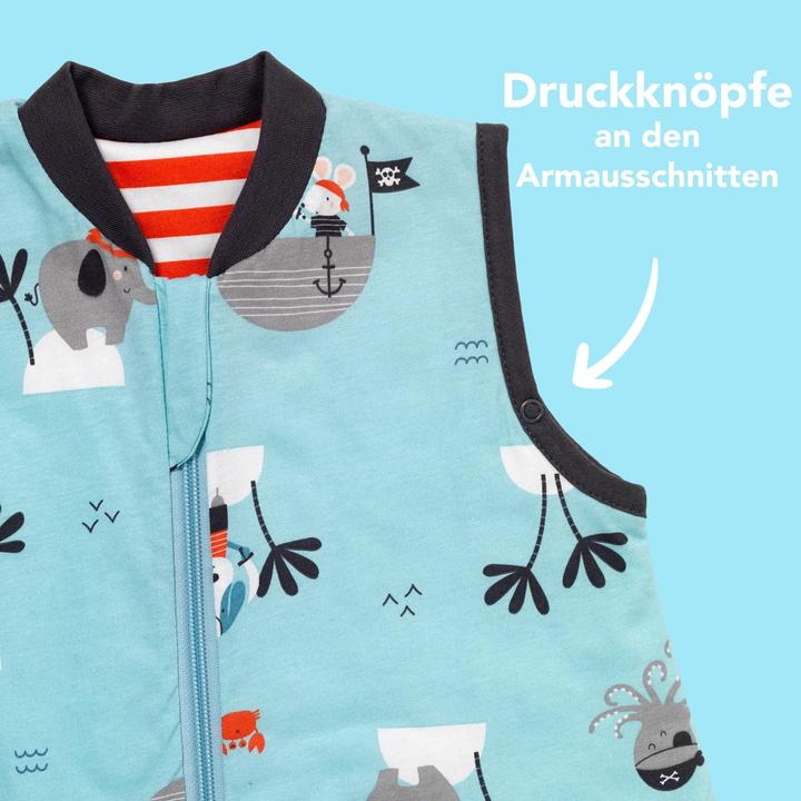 Actual product image Schlummersack Sleeping Bag with Feet & Foldable Feet Covers - 1.0 TOG (60 cm, 1.0 TOG, Autumn, Spring)