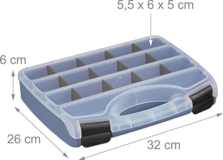 Produktbild Relaxdays 3x Sortierbox