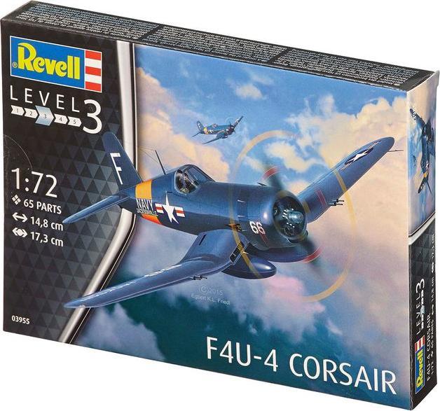 Actual product image Revell F4U-4 Corsair