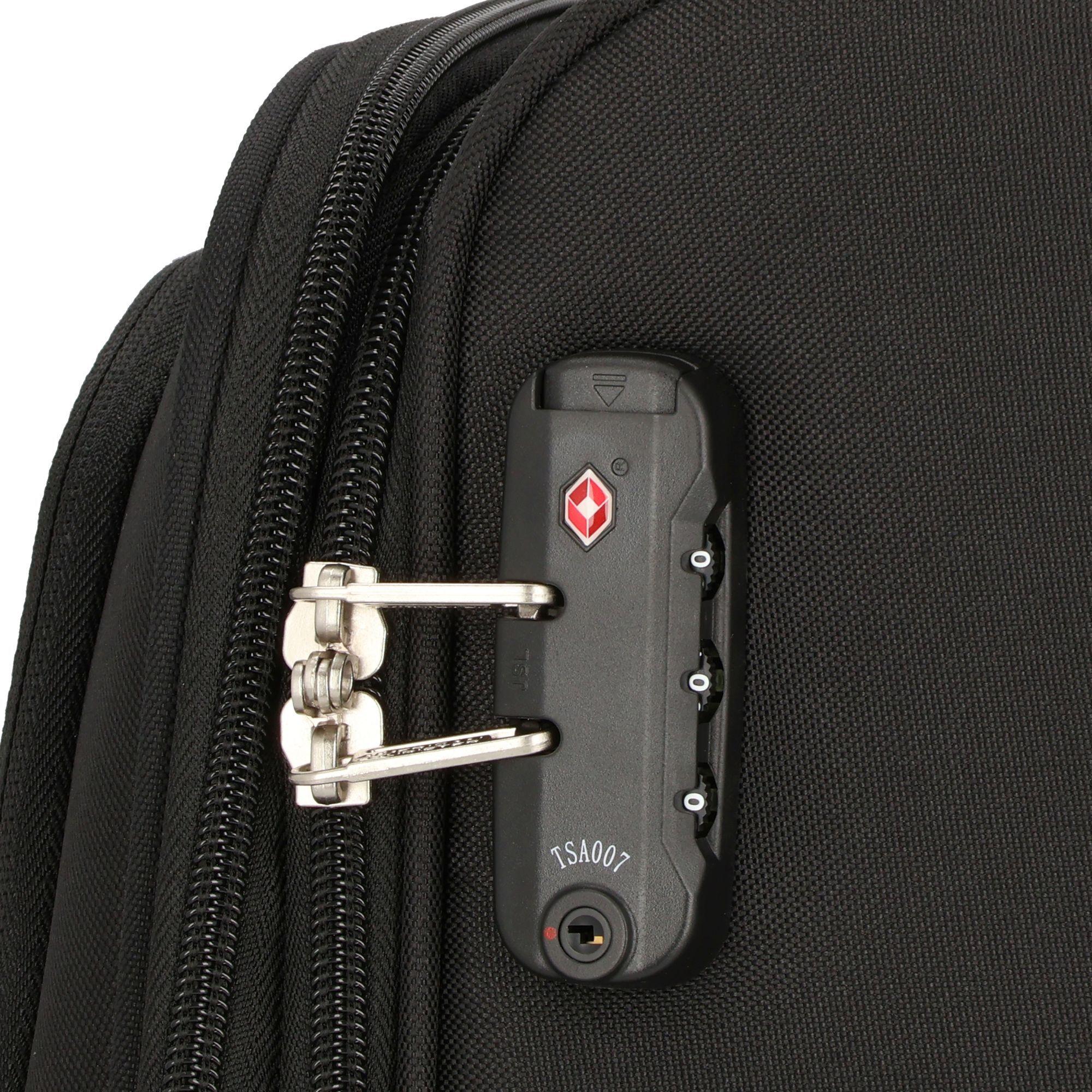 Thumbnail - American Tourister, Koffer, Deep Dive 4 Rollen Trolley 67 cm mit Dehnfalte, Schwarz, (69 l, M (50 - 90l))
