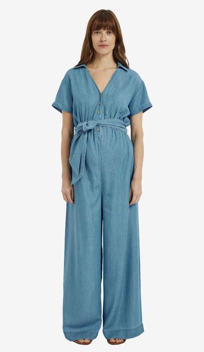 Actual product image Vertbaudet Kurzärmeliger Jumpsuit für Schwangerschaft und Stillzeit aus Lyocell (46)