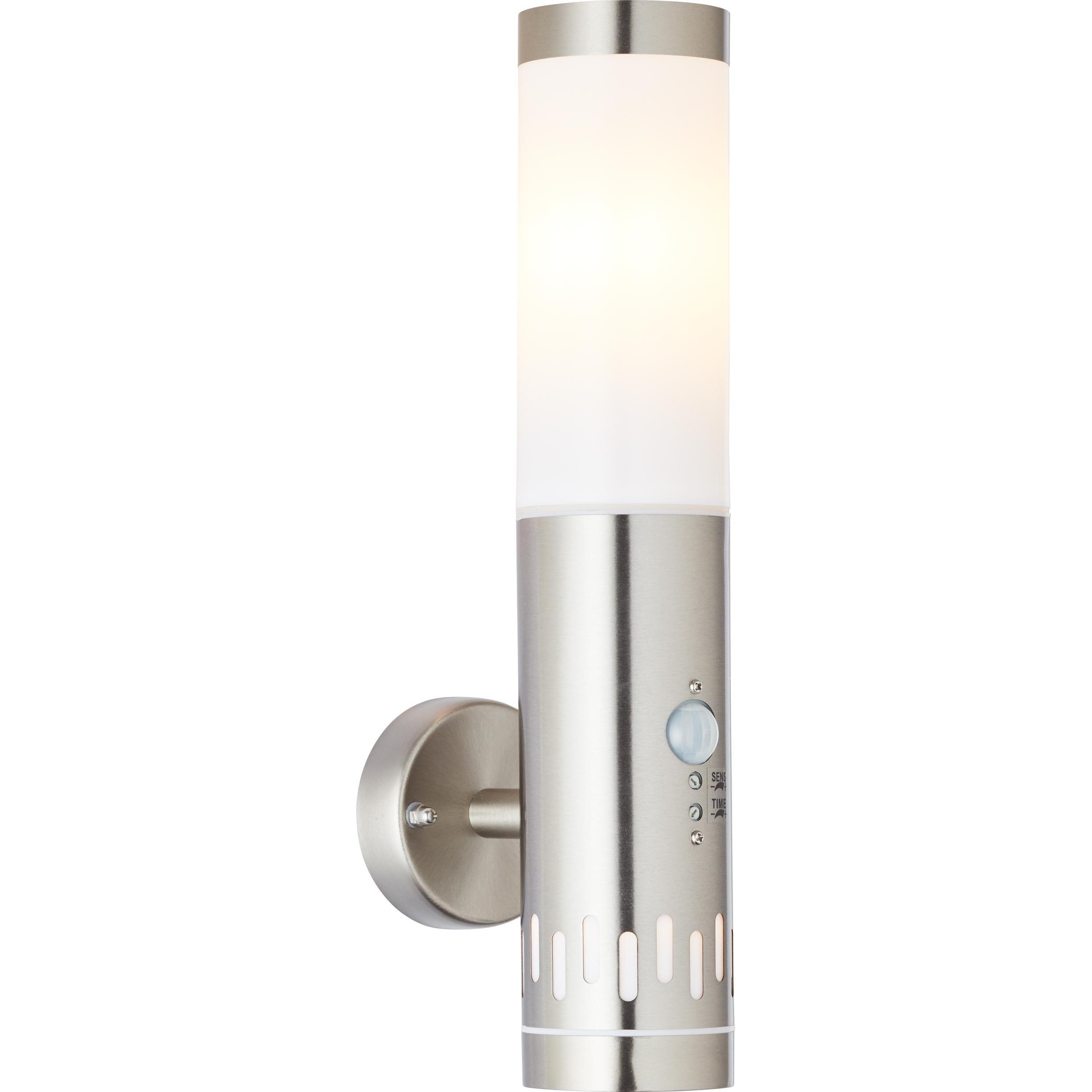 Brilliant, Gartenbeleuchtung, Leigh E27 AUss-WA-BEW +LED Aussenwandleuchte mit Bewegungsmelder (100 lm, E27, IP44)