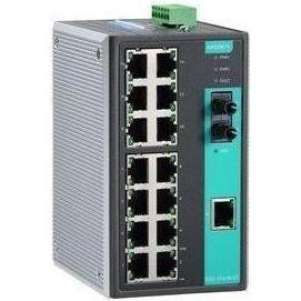 Moxa EDS-316-M-ST-T - Switch Ethernet non gestito con 15 porte 10100BaseT(X) (15 porte), Switch di rete