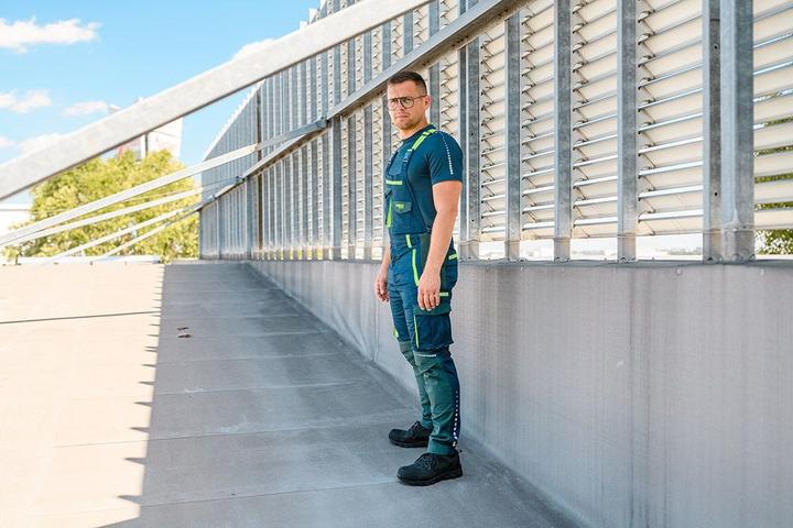 Actual product image Topex Premium bib and brace trousers with reflective elements, Cordura reinforcement M (M, M)