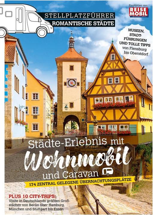Actual product image Stellplatzführer Romantische Städte (German, Motorhome International, 2020)