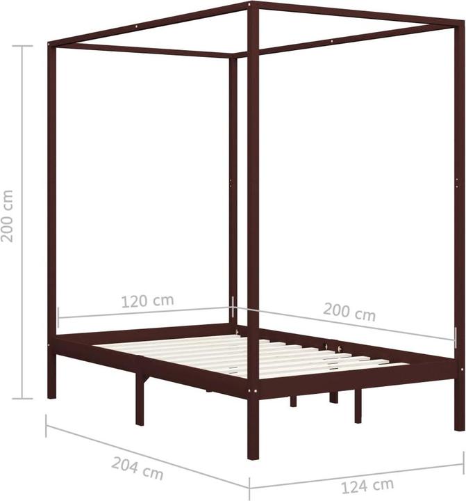Produktbild vidaXL Bettgestell (120 x 200 cm)