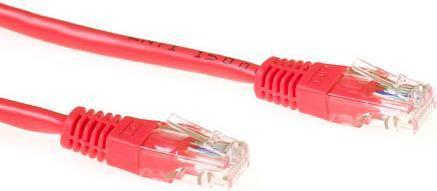 Produktbild ACT IB8552 0.25m Cat6 U/UTP (UTP) Rot Netzwerkkabel (U/UTP, CAT6, 0.25 m)