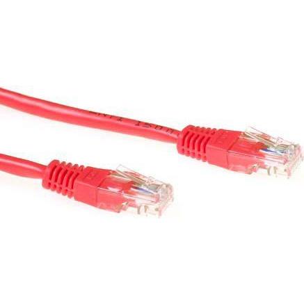ACT IB8552 0.25m Cat6 U/UTP (UTP) Rot Netzwerkkabel (U/UTP, CAT6, 0.25 m), Netzwerkkabel
