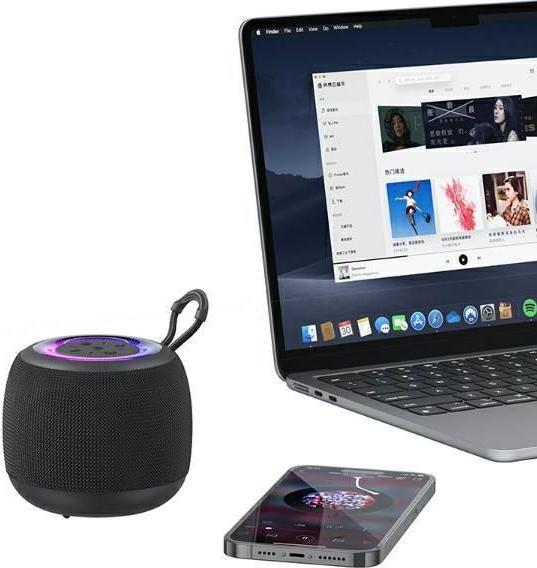 Actual product image Usams Głośnik YIN Series Bluetooth 5.3 1200mAh Mini Wireless Speaker YX14YX01 (US-YX014) (2.50 h)