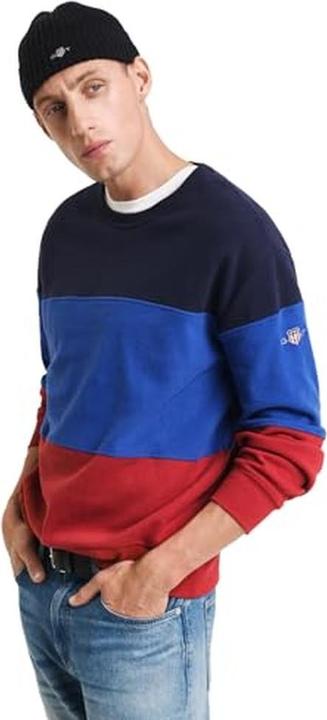 Produktbild GANT Colorblock C-Kragen, Schattenrose (3XL)