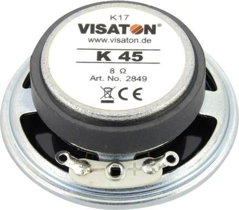 Produktbild Visaton Miniature Speaker, 45mm diameter, 8 ohm