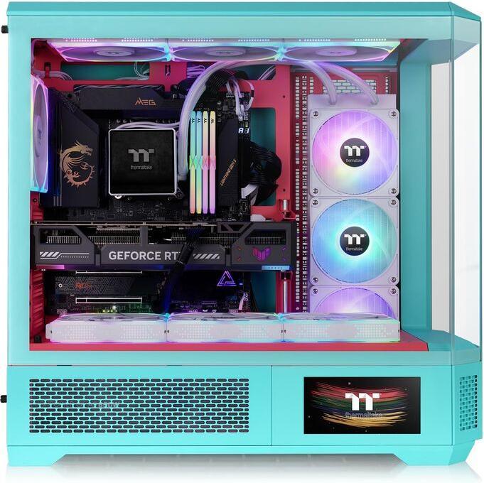 Produktbild Thermaltake "View 600 TG Mint Strawberry" (ATX, mATX, Mini-ITX)