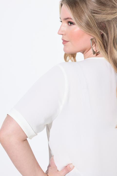Image du produit Miamoda Bluse, A-Linie, Krepp, weiter Halbarm (42)