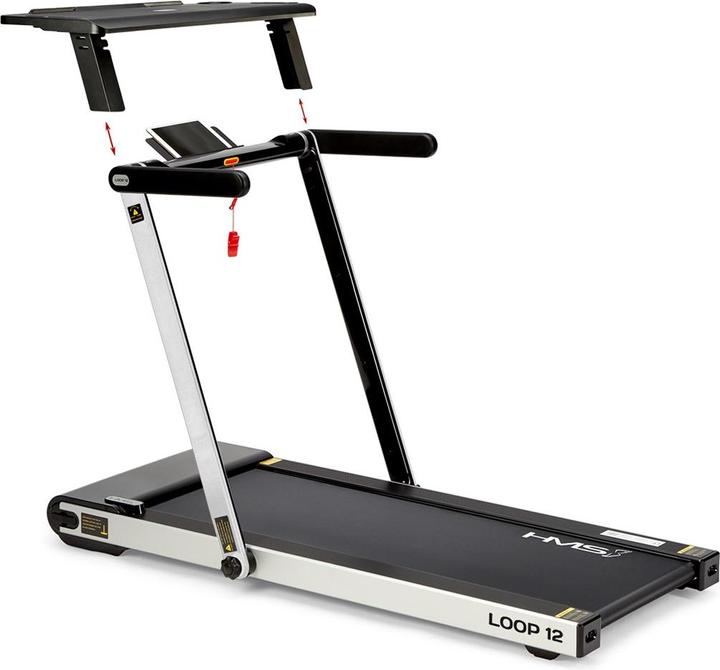 Produktbild HMS Loop12 (2 Stück) Multi Gray Elektrisches Laufband Mit Schreibtisch