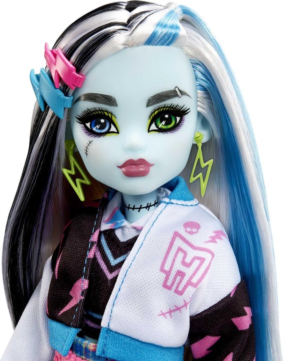 Actual product image Monster High Frankie Stein Doll With Pet And Accessories
