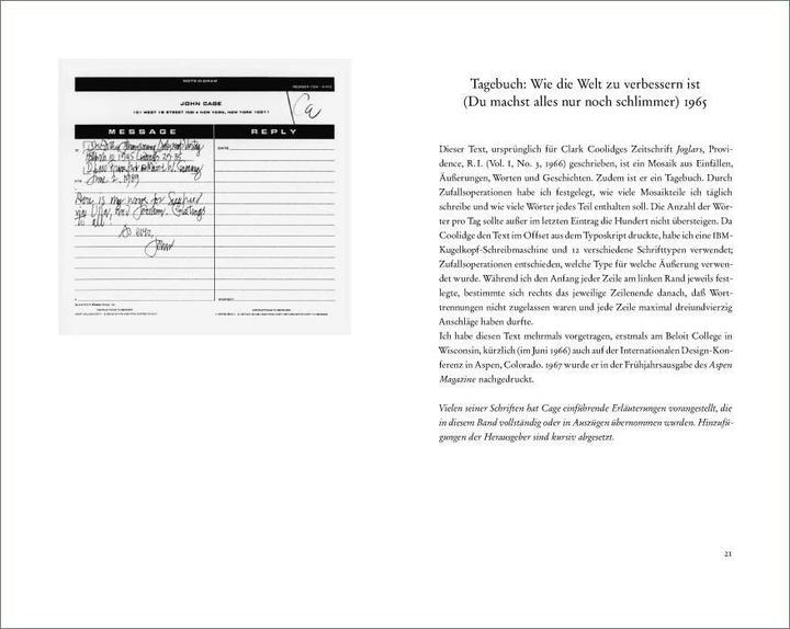 Produktbild Empty Mind (Deutsch, John Cage, 2012)