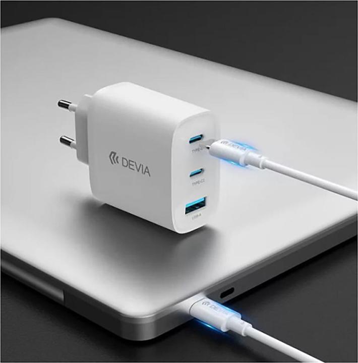 Actual product image Devia TFCHARGE052 Netzteil (65 W, 3 ports)