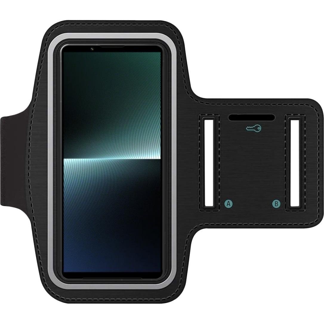 SmartFitness Sony Xperia 1 V Handy Sport Armband, Smartphone Sportarmband, Schwarz