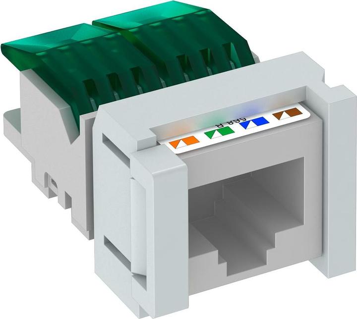 Produktbild OBO Bettermann Anschlussmodul CAT 5 Snap-In ungeschirmt ASM-C5 S