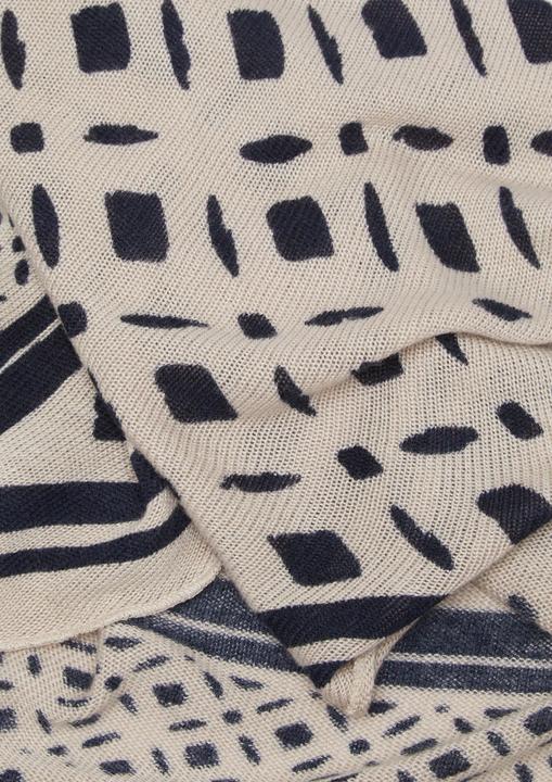 Image du produit Comma Tuch Modischer Strick-Schal mit abstraktem Muster