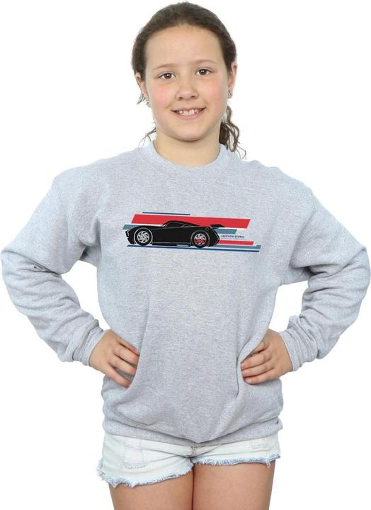 Produktbild Disney Cars Jackson Storm Stripes Sweatshirt Mädchen (116)