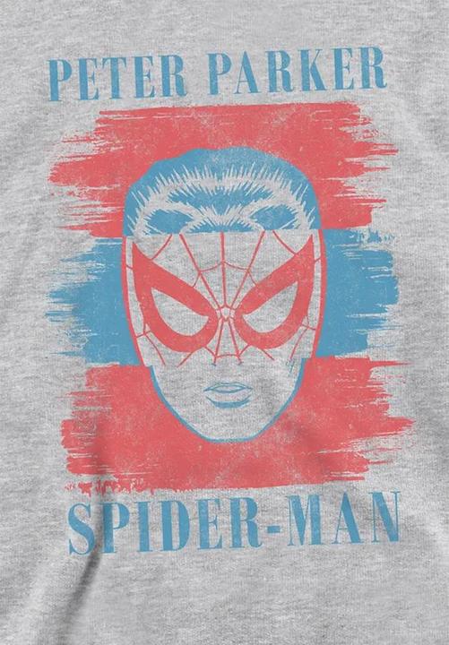 Produktbild Spiderman Peter Parker Kapuzenpullover Zum Überziehen meliert (128)