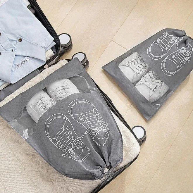 Produktbild MU Style Asjon Series Reise Schuhbeutel 5er Set Grösse M