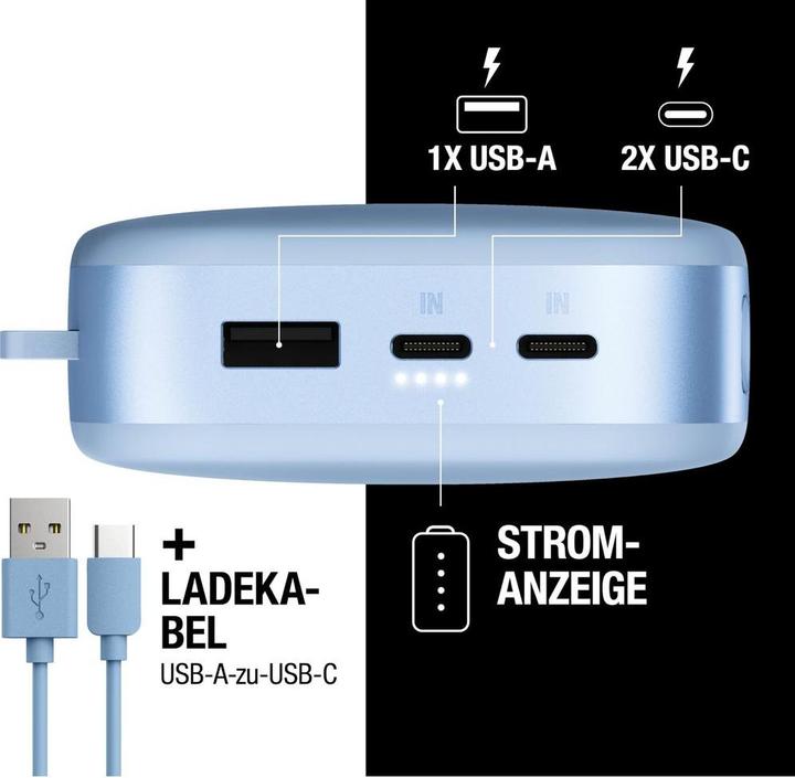 Productafbeelding Fresh'N Rebel Fresh 'n Rebel Powerbank 24000 mAh Vivid (24000 mAh, 20 W, 88.80 Wh)