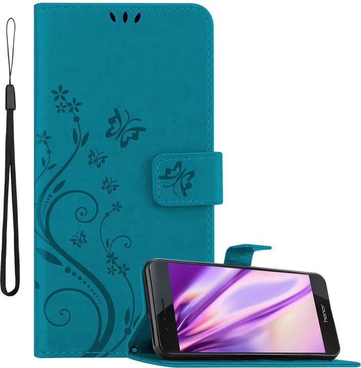 Actual product image Cadorabo Flower Book Cover (Honor 8, Fee 8 Premium)