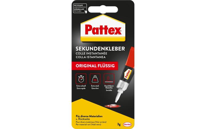 Produktbild Pattex Sekundenkleber Flüssig (3 g)
