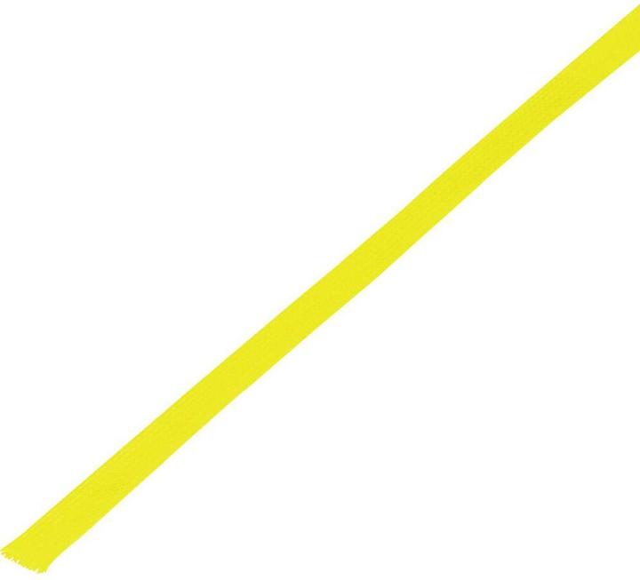 Image du produit Tru Components Gaine tressée jaune PET 6 bi (Gaines pour câbles, 1000 cm)