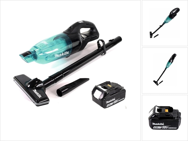 Actual product image Makita DCL281 FM1B Battery Vacuum Cleaner 18V + 1x Battery 4.0Ah - without charger