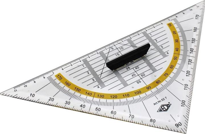 Actual product image Wedo geo-triangle (25 cm, Plastic)