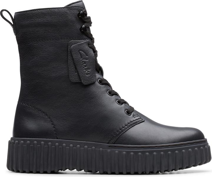 D, Black Leather