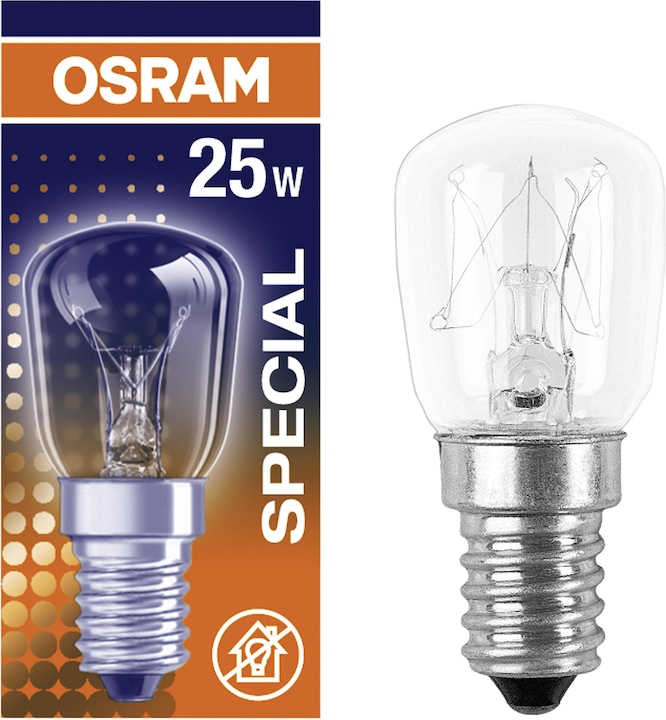 Actual product image Osram Fridge lamp T (E14, 25 W, 160 lm, 1 x, G)