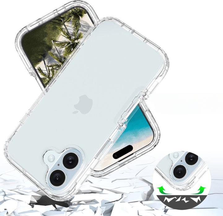 Actual product image Cover-Discount iPhone 16 Plus - Stossfeste Hybrid Handyhülle (Apple iPhone 16 Plus)