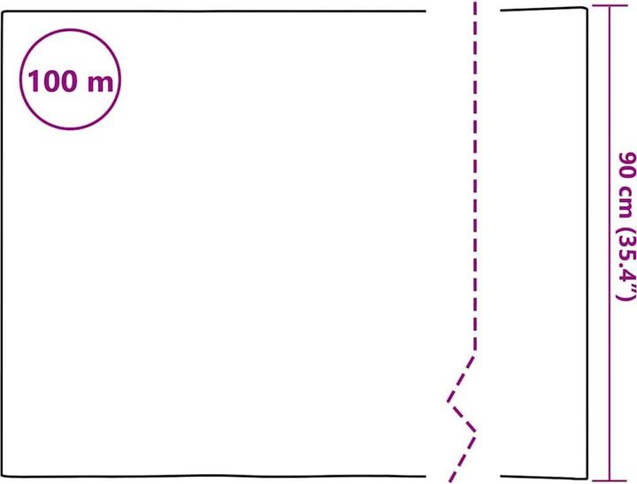 Actual product image vidaXL Beaman (2000 x 90 cm)