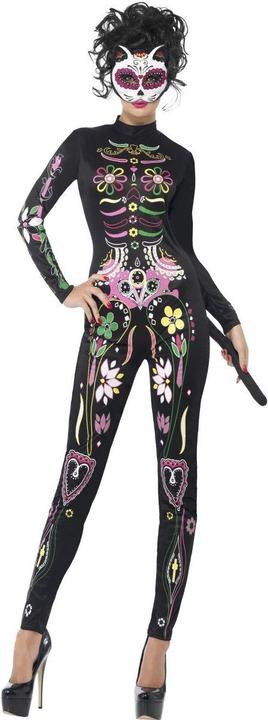 Produktbild Smiffys Sugar Skull Catsuit (S)