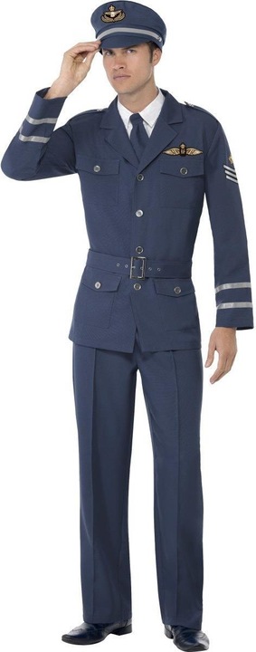 Actual product image Smiffys WW2 Air Force Captain Costume (L)