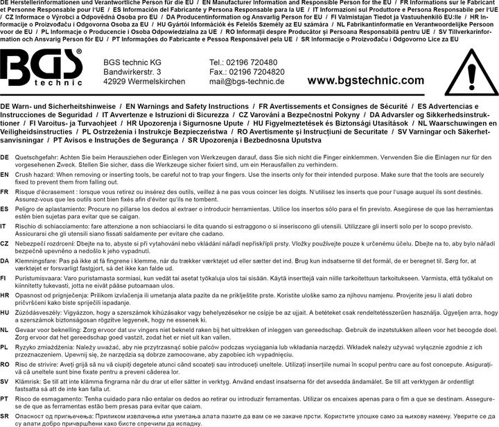 Immagine prodotto BGS Inserto per carrello da officina 2/3: Kit per la rimozione delle ammaccature della carrozzeria | 7