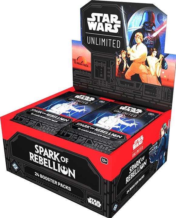 Produktbild Disney Star Wars Cards Spark of Rebellion Booster 24er (Englisch, Booster Display)