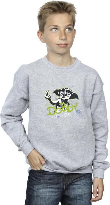 Actual product image Boys Dobby A Free Elf Sweatshirt (116)