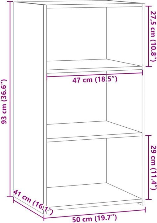 Immagine prodotto VidaXL Credenza (50 x 41 x 93 cm)