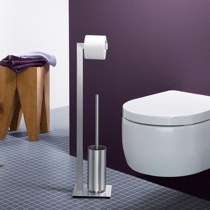 Produktbild Zack Toilettenbutler Silberfarben